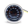2"52mm 12V Racing Car Auto Turbo Boost Gauge -30In.hg~35PSI Smoke Lens Turbo Kit White LED Display Turbo Pressure Meter