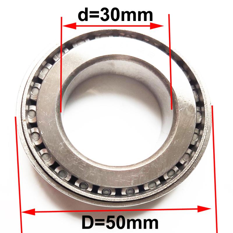 1/2/3/4/5PCS 30x50x12 MM Wheel Steering Head Column 305012 Tapered Roller Motorcycle Bearings 30x50x15 MM