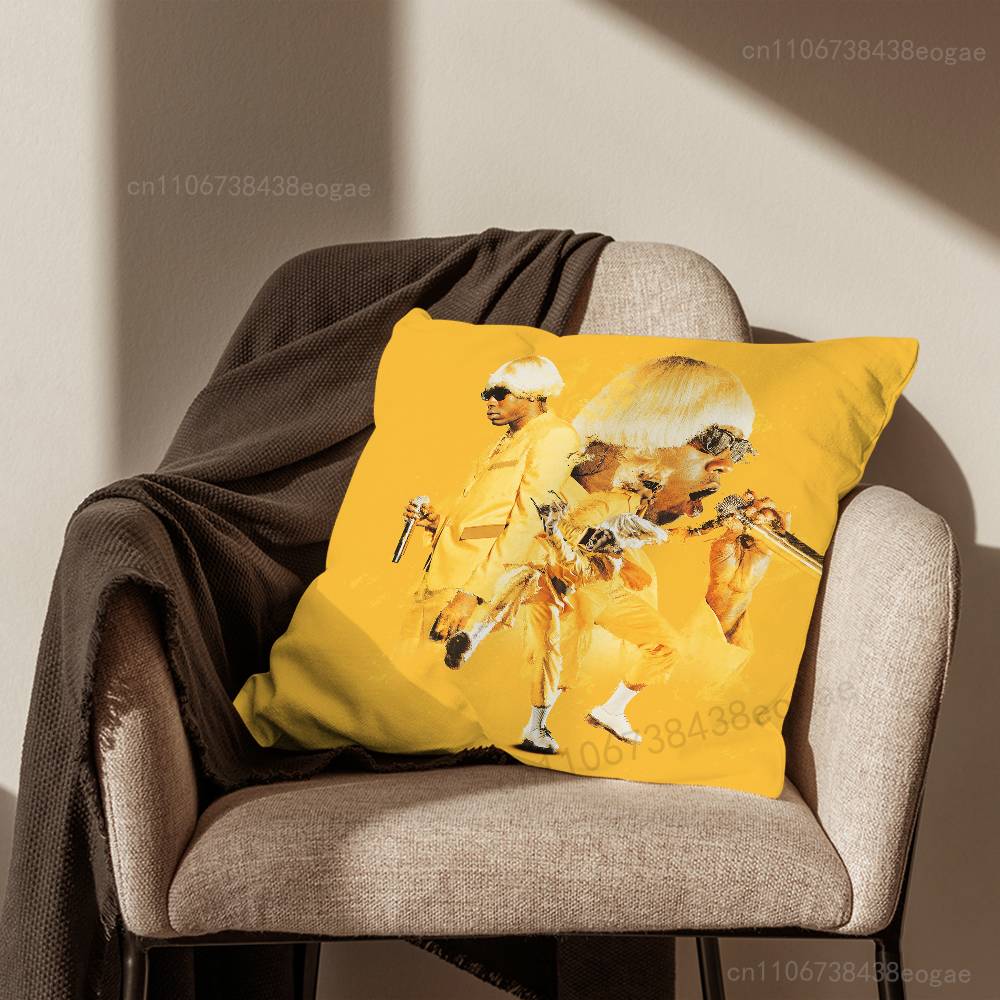 Rapper T-Tyler Funny Art  Throw Pillow Case For 45*45cm,55*55cm,30*30cm For Home Bedroom Decoration And Protector