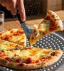 8 9 12 Inch Perforated hole cold round Pizza Pan Nonstick Baking bread cake Oven Crispy Bottom Pizza Making Thickened tray