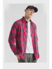 Men's Trendy Plaid Shirt: Long-Sleeved, Loose, Brushed Casual Jacket for Spring, Summer, and Autumn