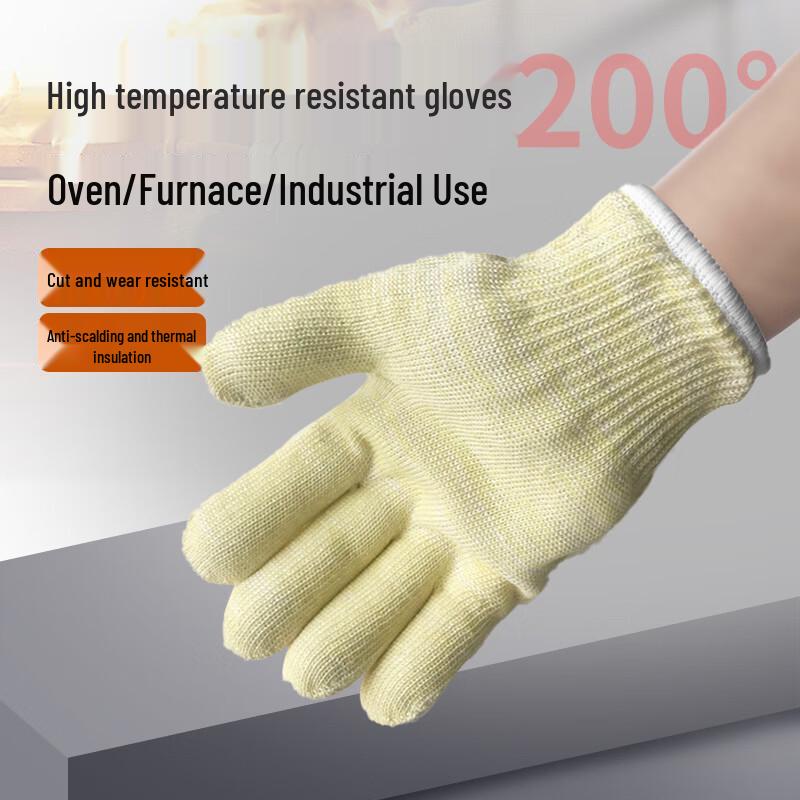 High-Temperature Flame-Retardant Aramid Gloves