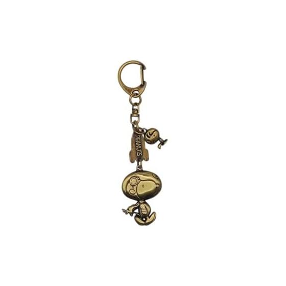 Snoopy Cast Keychain Astronauts Brass Width 25 x Height 35 x Thickness 5mm SN-239