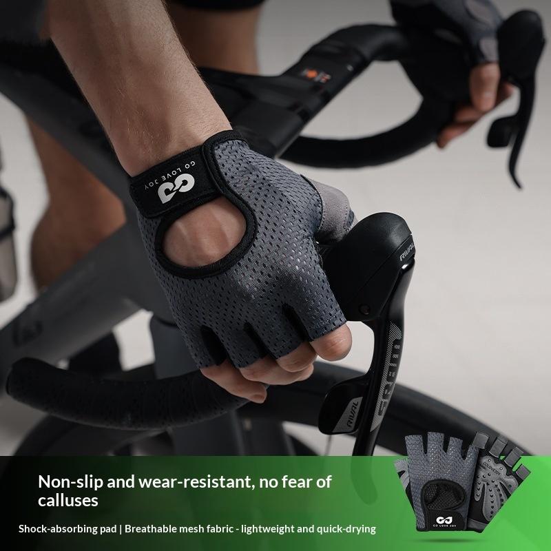 1Pair Gym Gloves Fitness Weight Lifting Body Building Training Sports Gloves Workout Half Finger Hand Protector For Men Women