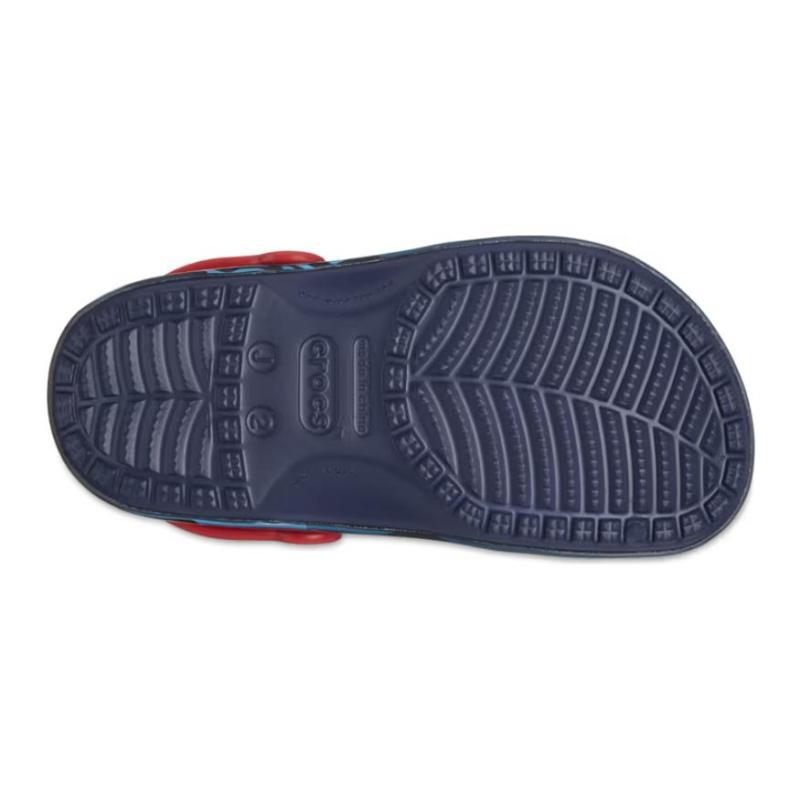 Crocs Round Toe Comfortable Anti-Kick Shock Absorbing Children's Sandals Blue Kids' Model