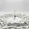 Portable Metal Dental Floss Reusable Toothpick Durable Stainless Steel Floss Pick  Travel Home Use