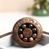 Cliff Cypress Luxury Rosewood Decompression Gyro: Handheld Wind Fire Wheel for Relaxation and Luck