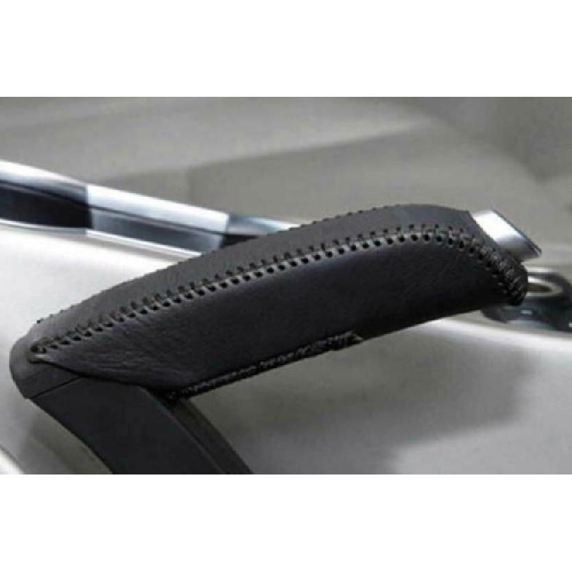 Black Leather Shifter Hand Brake Cover Trim 1PCS For Ford Escape Kuga 2013-2016