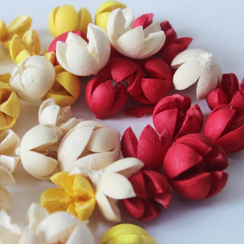 Christmas Pine Cones & Dried Flowers Pack - Eucalyptus, Pine Wood, Cotton, Handmade Photography Props
