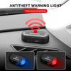 GR Gazoo Racing Car Solar Powered Wireless Anti-Theft Caution Lamp LED Flashing Light For LEGACY Forester Outback Rally WRX WRC XV Impreza