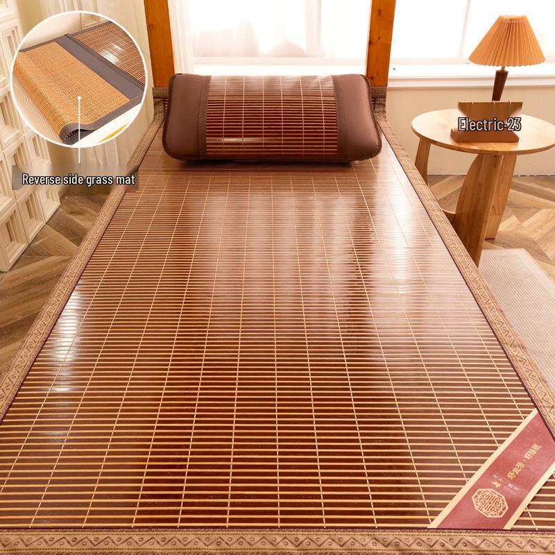 2026 Foldable Bamboo Mat for Dorms, Double-Sided Cooling, Usable in All Seasons, Free Shipping