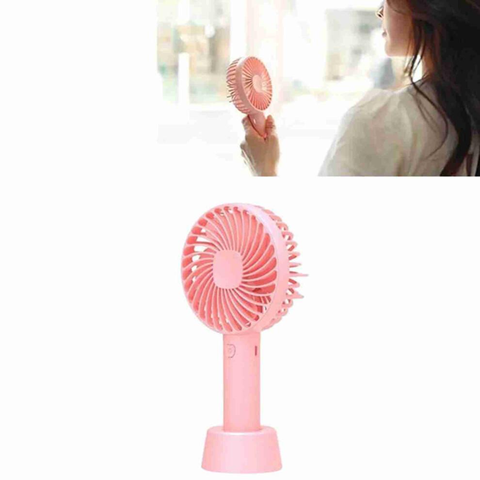 Compact Travel Fan, Mini Handheld Fan for On-The-Go Cooling, Portable Charger Feature, Adjustable Speed for Office Home Use