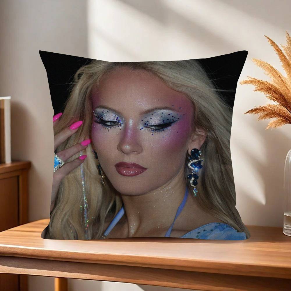 Singer Zara Larsson Midnight Sun Pillow Gift Home Office Decoration Pillow Bedroom Sofa Car Cushion CoverPillow Case