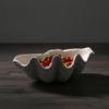 Clam Shell Tray Nautical Decor Striped for Sideboard, Home Decorators