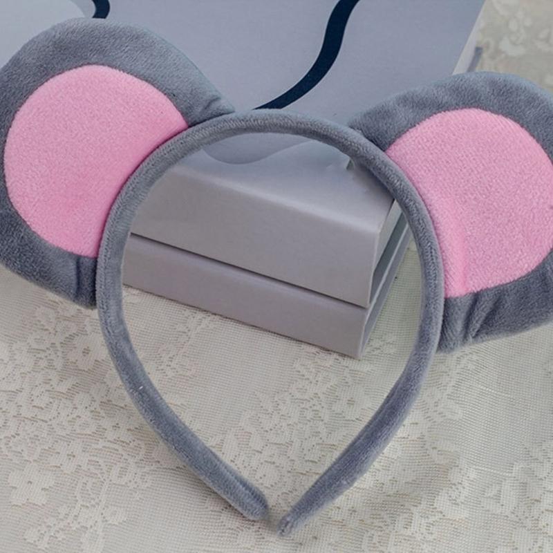 Halloween Mäuse Kostüm Tier Verkleidungssets Enthält Maus Haarband, Schwanz, Nase, Fliege für Kinder Halloween Cosplay Party