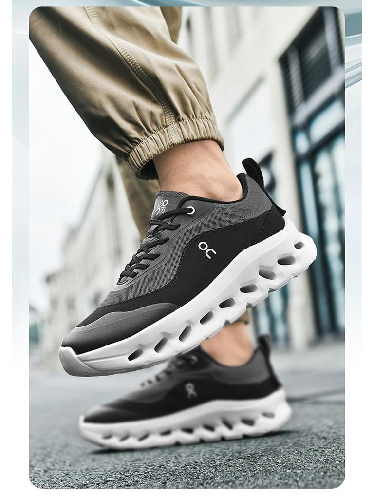 2026 Spring Men's Lightweight Cushioned Mesh Running Shoes - Breathable, Casual, Professional Sports Footwear