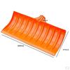 Shovels Head Heavy Duty Lightweight Practical Multipurpose Orange Replacement for Road Yard Garden