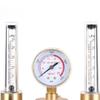 Aug. Dual Tube Regulator G5/8" Male Threaded Connection As Pressure Reducer Flow Meter For Welding Systems