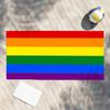 Art Flag of Gay Rainbow Pride Towel Soft Lightweight Anti-Sand Large Beach Towel Quick-Drying Bath Sports Family