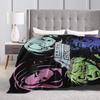 Alien Stage Sua Mizi Ivan Till Anime Blanket  Fuzzy Funny Warm Throw Blankets for Bedding Lounge  Winter,
