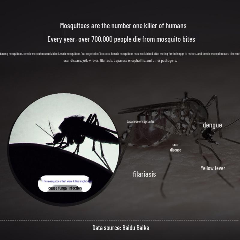Ultrasonic Portable Mosquito Repellent and Killer with USB Charging