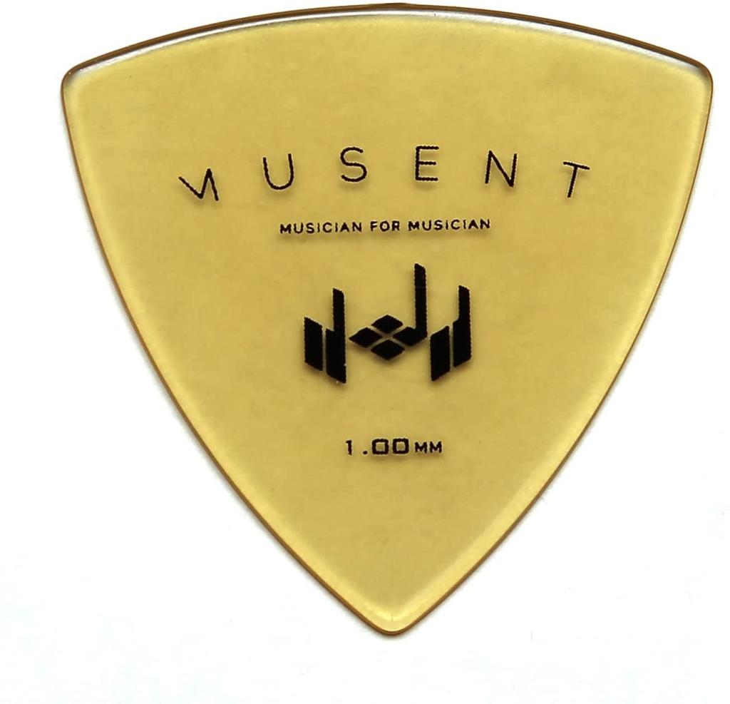 Musent Made in Japan Standard Triangle Pick Thickness Trial Set of 3 Ultem 0.60-1.00mm MSNTDPK0000-UTR-03P