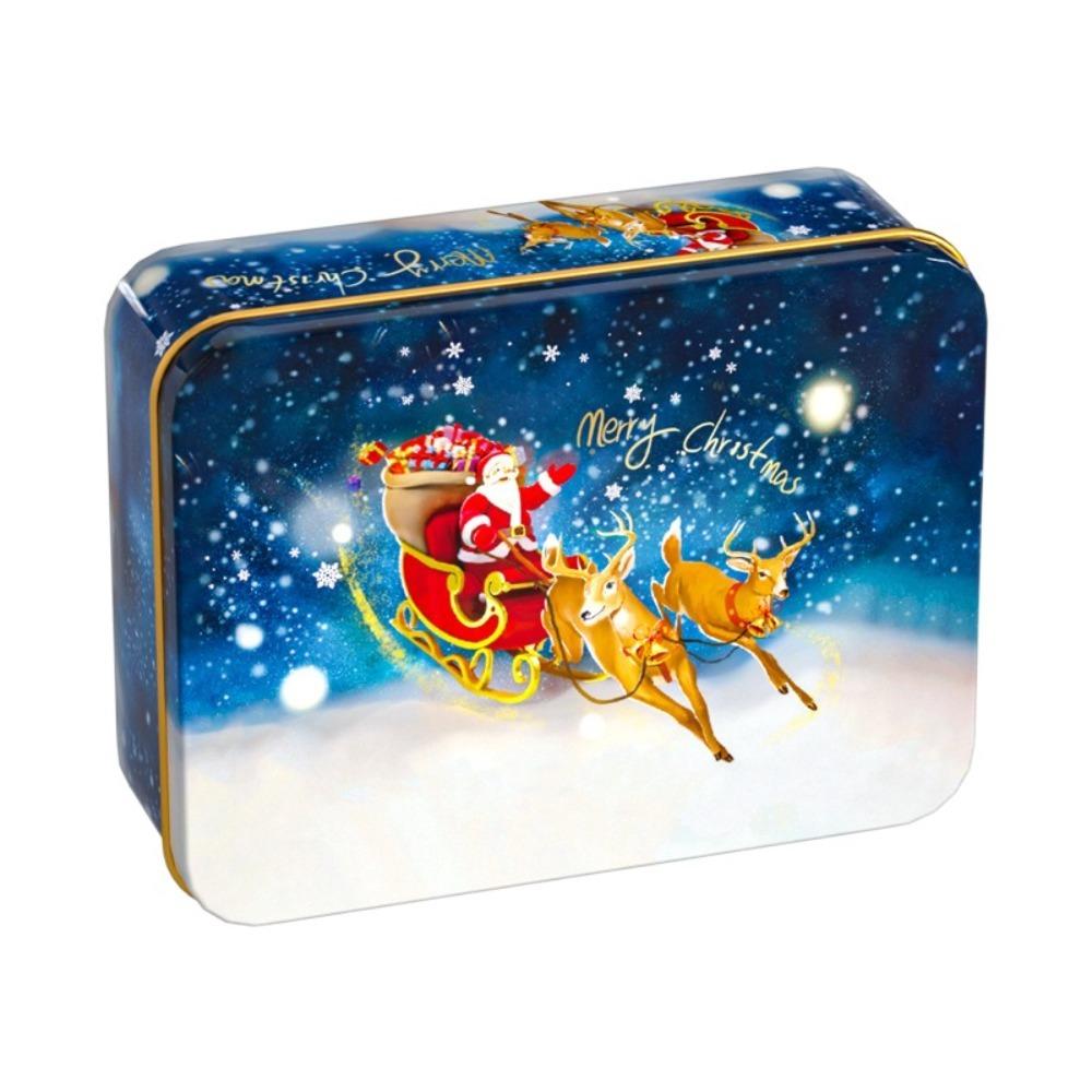 Square Christmas Box Multii Style Gift Packing New Biscuit Can  Jewelry