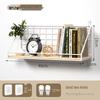 Lochfreies Lagerregal zur Wandmontage: Schlafsaal & Schlafzimmer Organizer Regal