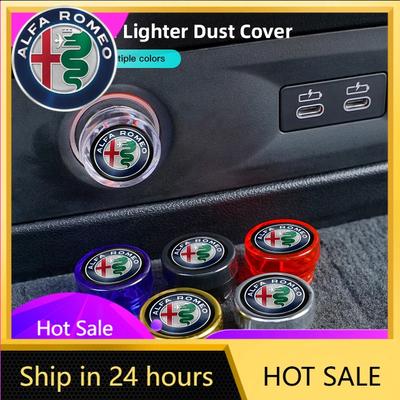 Autoaufkleber Für Auto Zigarettenanzünderkappe Auto Zigarettenanzünder Staubdichte Abdeckung Zubehör Für Alfa Romeo 4C 159 166 Spider