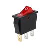 5/20Pcs KCD3 Rocker Switch 3 Pin 2 Position ON OFF 16A 250V 220V 20A  Boat-shape Electric Toggle Switch with LED Light