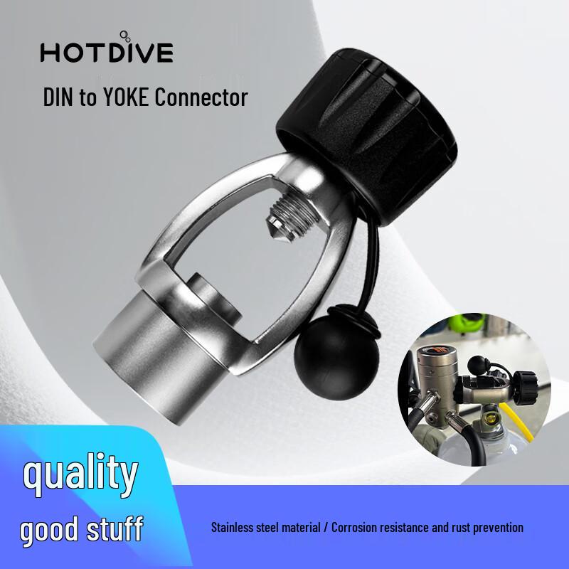 HOTDIVE Diving Regulator DIN to Yoke Adapter