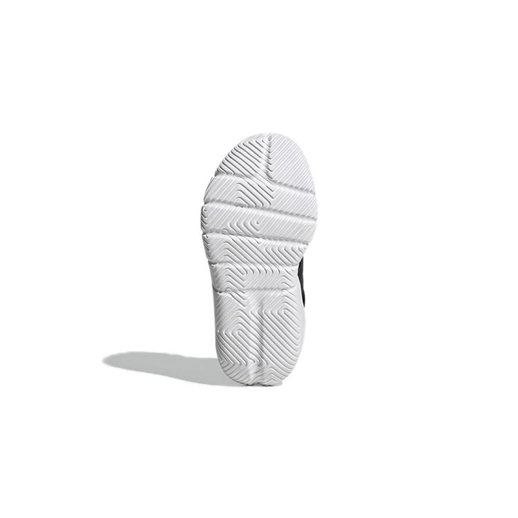 adidas Rapidazen Slip On Slip Resistant And Breathable Low Top Kids' Running Shoes Black White FZ5039