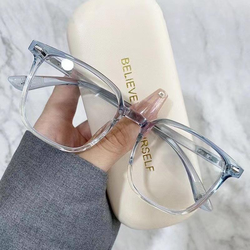 

Очки, блокирующие синий свет, прозрачные градиентные очки с большой оправой