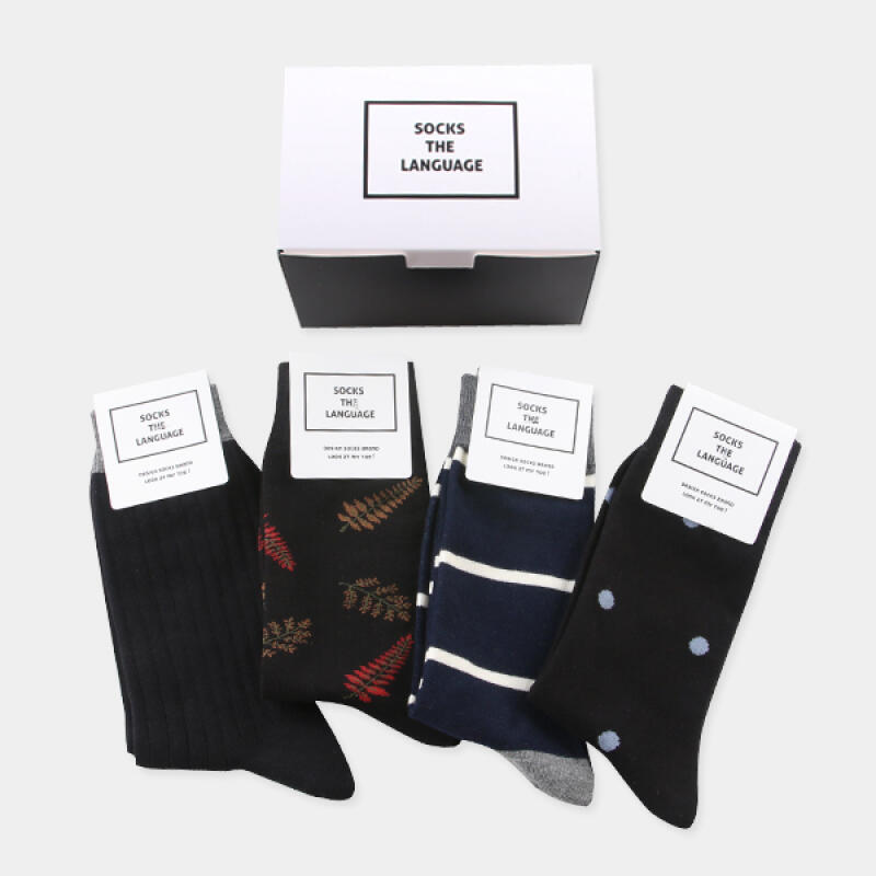 Fade Pattern Men s Socks (4 SET)