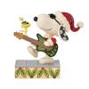 JIM SHORE Snoopy & Woodstock Rock <Weihnachten> 6017236