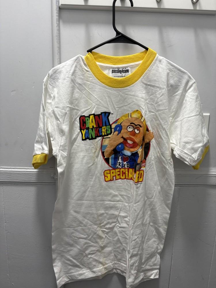 

Vintage Crank Yankers Special Ed Shirt Mens Medium Passing4sane Ringer 2002 TV Unisex T-Shirt XXXXL