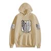 Attack On Titan: Wings of Freedom Eren Yeager Hoodies Autumn Winter Fleece Streetwear Tops