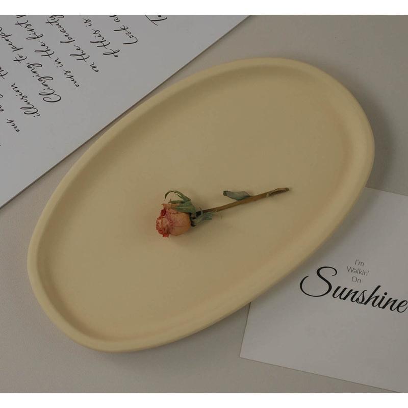 DIY Crystal Oval Trays Silicone Molds Unique Storage Dish Resin Molds Birthday Gifts Rolling Tray Mold DIY Plate Molds