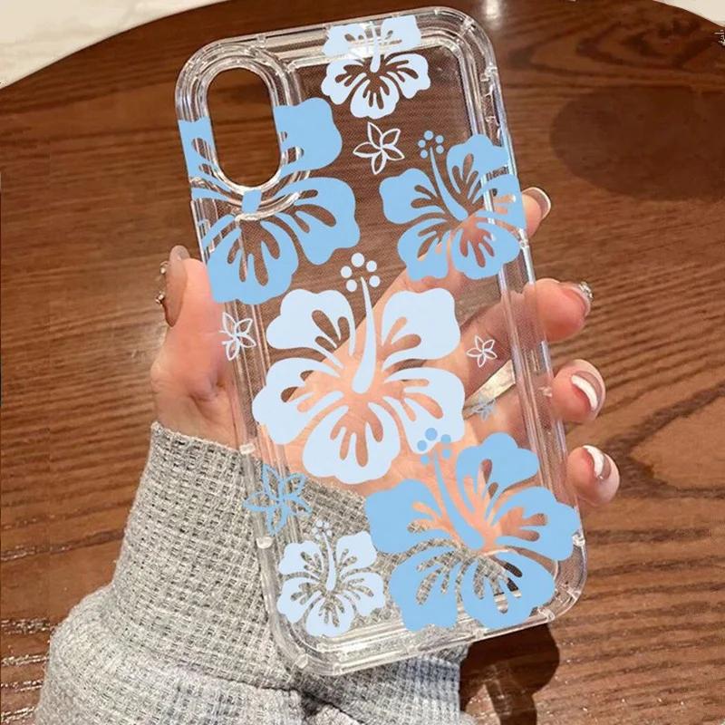 Floral Flower Sunflower Painted Clear Phone Case For  Mi 14 13 12 12T 13T Pro 11 Lite 5G NE Poco X6 X5 X3 Pro Airbag Cover