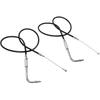 SLMOTO 80CM Black Motorcycle Throttle Cable Fit for Harley Sportster XL883 XL1200