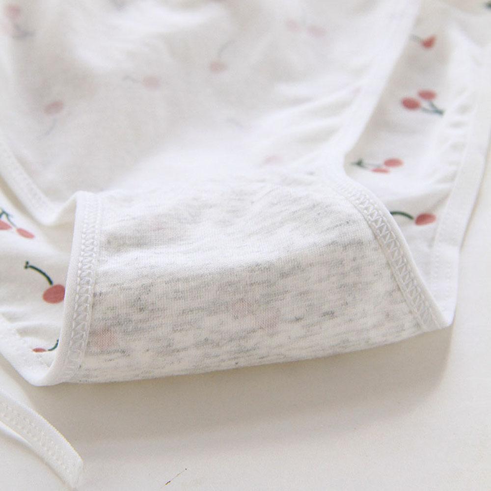 Girl Pink White Cotton Animation Lolita Low Waist Briefs Underwear Bandage Lingerie Women's Panties