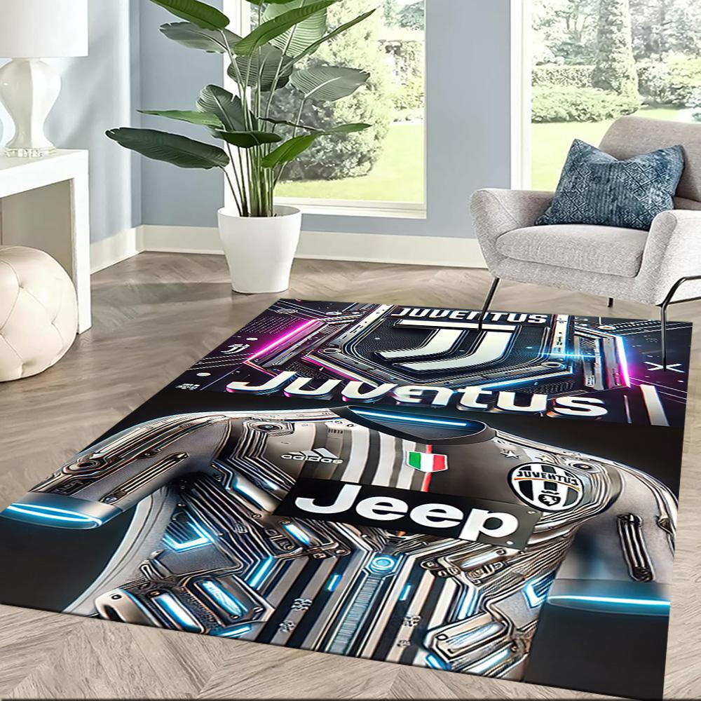 Juventus Floor Mat Design For Dining Room Living Rooms Study Room Bedrooms Antislip Carpet Anime Office Decor Perfect Birthdaychristmas Gift Idea