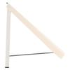 Folding Hidden Wall mount Hanger Retractable Indoor Bedroom Clothes Towel Rack