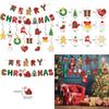 Hanging Party Holiday Decorations With Spiral Flags For Merry Christmas Theme