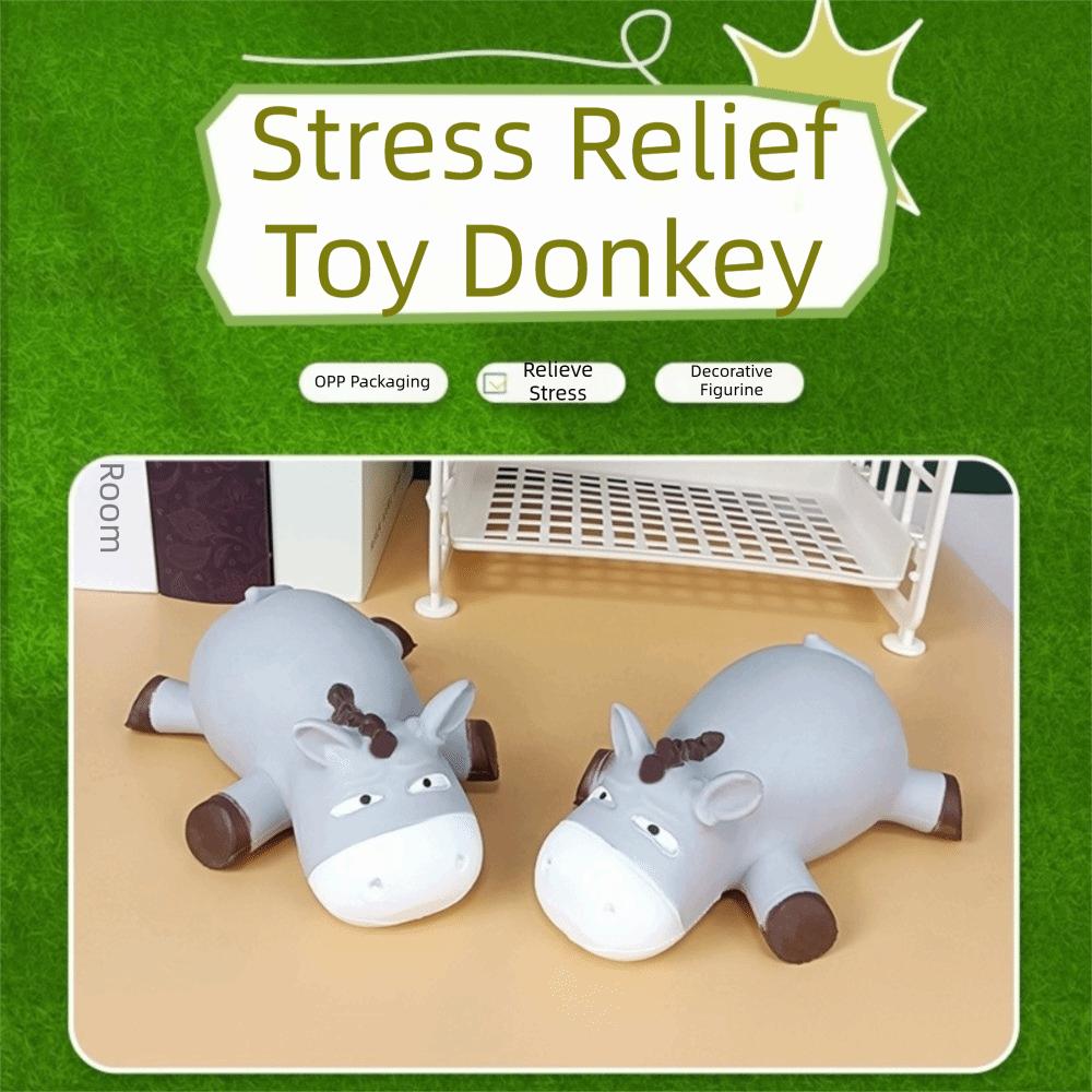 Slow Rising Donkey Fidget Toy Cartoon Donkey Squishy Toy Animal Donkey Squeeze Toy Relaxation