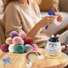 Ergonomic Handle Crochet Hook Tool Portable Cord Knitting Tool Knitting Needle  Weaving Projects