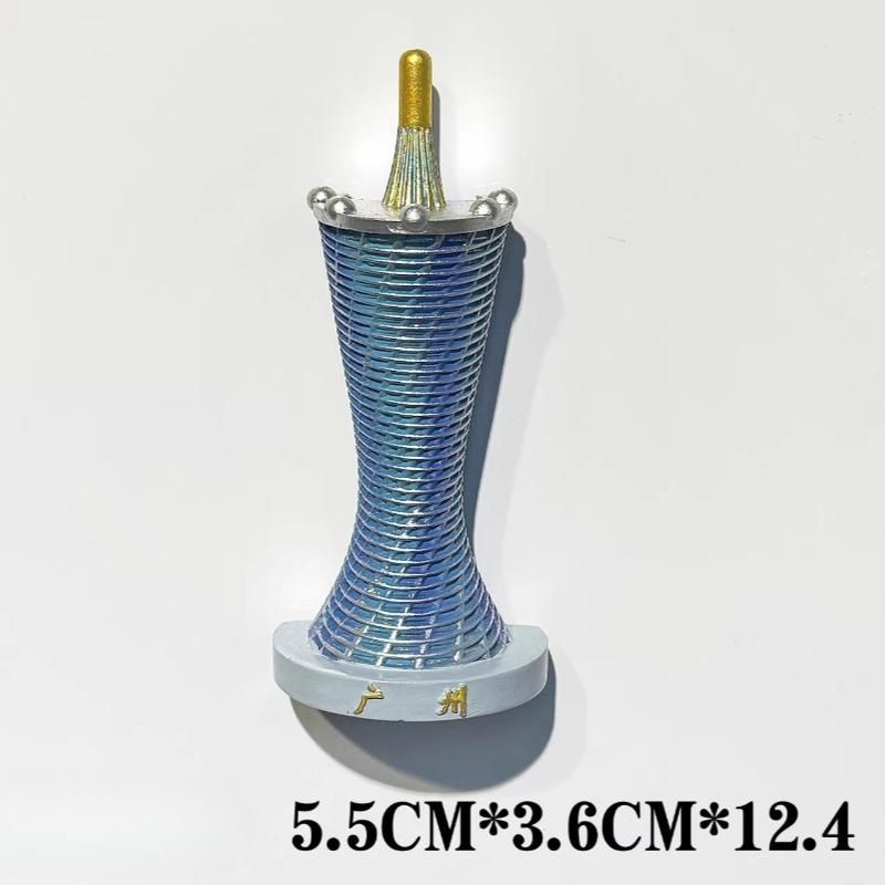 China Souvenirs Guangzhou Tower Fridge Magnets Fujian Guangxi Beihai Xiamen Wuzhen Dali Luoyang Zhangjiajie Fridge Magnets Gifts
