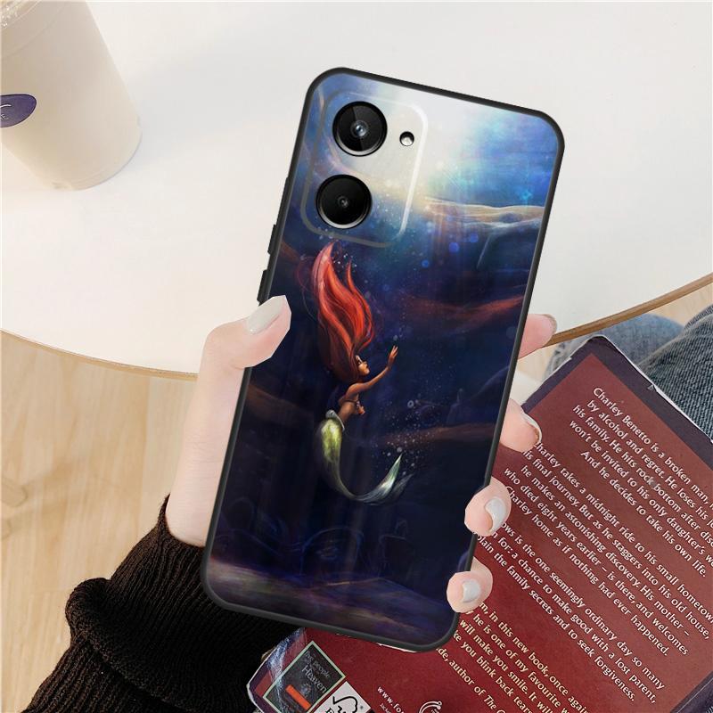 Mermaid Case For Realme C55 C75 C67 C61 C53 C51 C21Y C25S 10 11 12 13 14 Pro Plus GT 6T 6 5 GT7 Pro