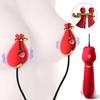 Chest Clips Vibrator for Women 2 In 1 Clitoris Stimulator Stick Dildo Nipple Clamps Ddsm Sex Toys for Couples Adult Unisex 18