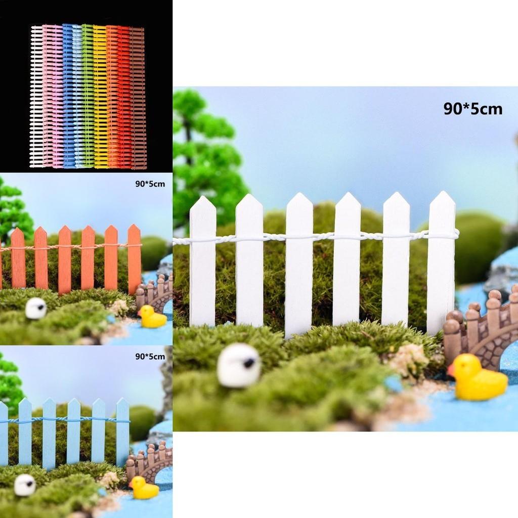 Mini Diy Wood Fence For Miniature Plant Decor And Landscape Crafts**